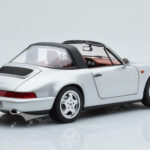 Porsche 911 964 Carrera 4 Targa Polar Srebrny Norev 1:18 - image 5 of 9