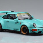 Porsche 911 964 RWB Tiffany Niebieski GT Spirit 1:18 - image 4 of 6