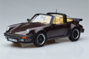 Porsche 911 964 Turbo Targa Brązowy Norev 1:18 187665 Metal