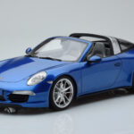 Porsche 911 991 4S Targa Niebieski GT Spirit 1:18