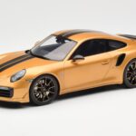 Porsche 911 991.2 Turbo S Exclusive Złoty GT Spirit 1:18 GT444