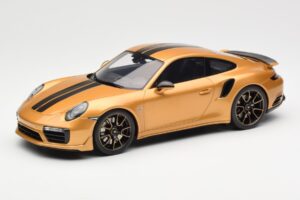 Porsche 911 991.2 Turbo S Exclusive Złoty GT Spirit 1:18 GT444