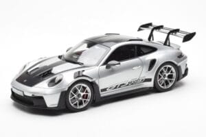 Porsche 911 992 GT3 Weissach Pack GT Srebrny Metaliczny Norev 1:18 187366