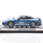 Porsche 911 992 Turbo S Oslo Niebieski Minichamps 1:43