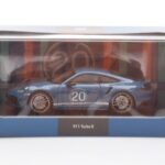 Porsche 911 992 Turbo S Oslo Niebieski Minichamps 1:43 - image 4 of 4
