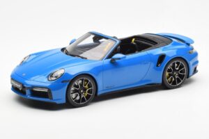 Porsche 911 992 Turbo S Shark Niebieski GT Spirit 1:18 GT441