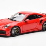 Porsche 911 992 Turbo S Sport Design Czerwony Minichamps 1:18