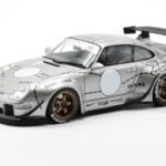 Porsche 911 993 RWB Phantom Srebrny Edycja Azjatycka GT Spirit 1:18 CLDC017 Żywica