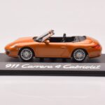 Porsche 911 997 Carrera 4 Kabriolet Pomarańczowy Metaliczny Minichamps 1:43