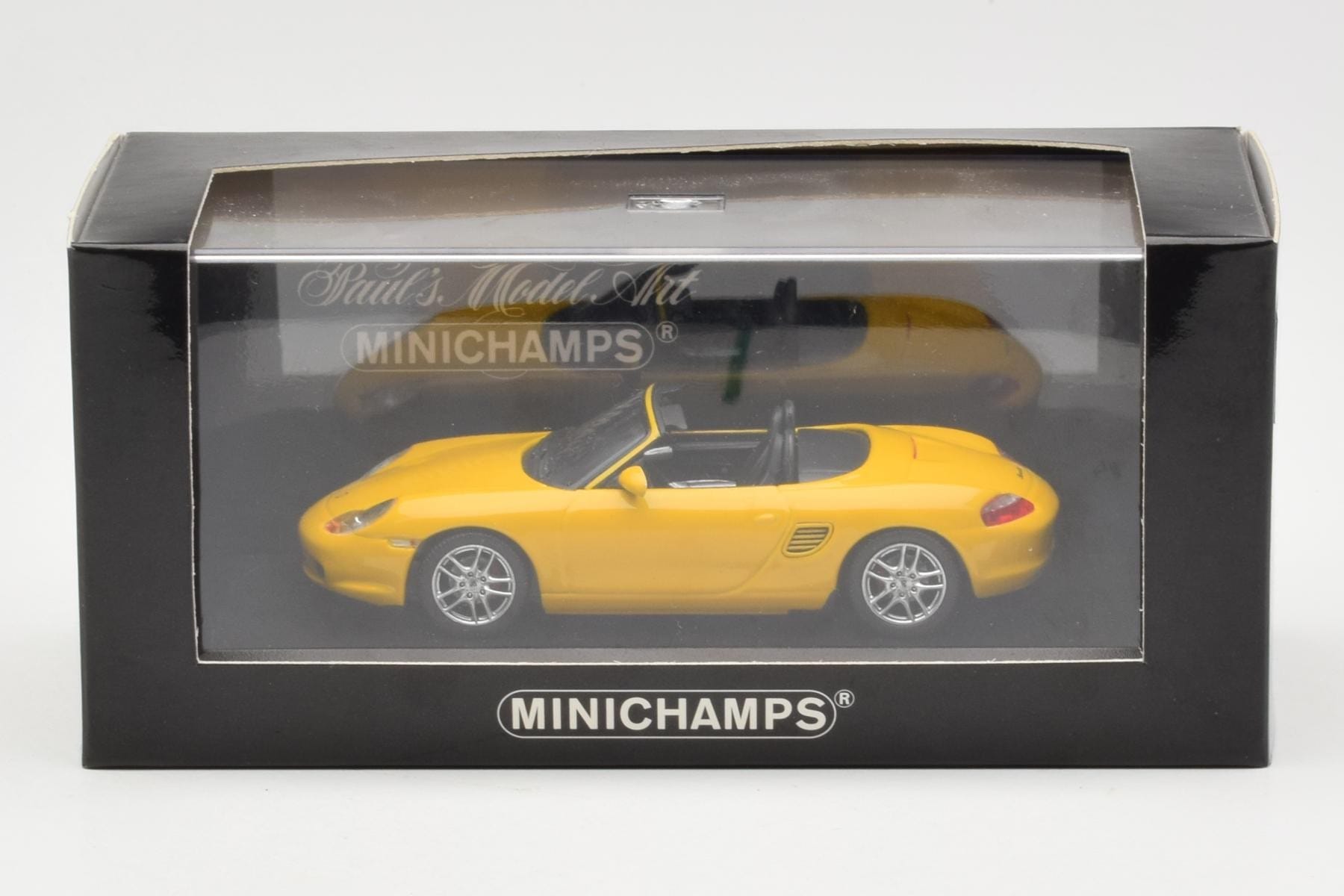 Porsche Boxster 986 Żółty Minichamps 1:43 400062072 Metal — zdjęcie 4 z 4