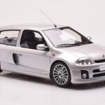 Renault Clio V6 Phase 1 Srebrny Otto 1:18 - image 4 of 6