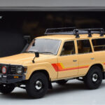 Toyota Land Cruiser 60 Beżowy Z Opcjonalnymi Częściami Kyosho 1:18 - image 12 of 12