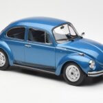 Volkswagen Beetle 1303 City Niebieski Norev 1:18 188525 - image 4 of 6