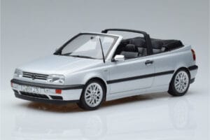 Volkswagen Golf Mk3 Kabriolet Srebrny Norev 1:18 188468 Metal