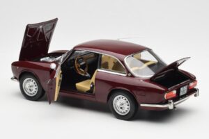 Alfa Romeo 2000 GTV Kasztanowy Czerwony Norev 1:18 187916 Metal — zdjęcie 5 z 8