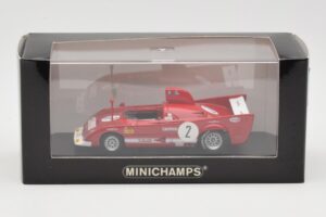Alfa Romeo 33 TT 12 #2 A. Merzario / J. Laffite 1000km Monza Winner 1975 Minichamps 1:43 403751202 Metal — zdjęcie 4 z 4