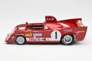 Alfa Romeo 33TT 12 #1 A. Merzario / J. Laffite 1000km Nurburgring Winner 1975 AUTOart 1:18 87505 Metal — zdjęcie 4 z 8