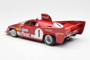 Alfa Romeo 33TT 12 #1 A. Merzario / J. Laffite 1000km Nurburgring Winner 1975 AUTOart 1:18 87505 Metal — zdjęcie 7 z 8