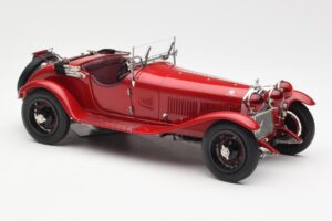Alfa Romeo 6C 1750 GS Spider Bordowy Czerwony CMC 1:18 M-138 Metal — zdjęcie 4 z 6