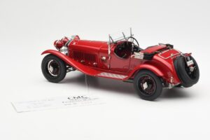Alfa Romeo 6C 1750 GS Spider Bordowy Czerwony CMC 1:18 M-138 Metal — zdjęcie 5 z 6