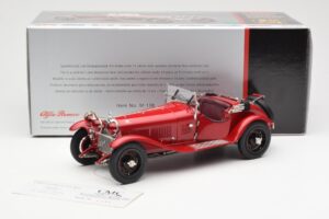 Alfa Romeo 6C 1750 GS Spider Bordowy Czerwony CMC 1:18 M-138 Metal — zdjęcie 6 z 6