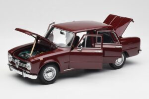 Alfa Romeo Giulia 1300 Ciemnoczerwony Minichamps 1:18 180120906 Metal — zdjęcie 2 z 8