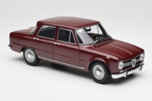Alfa Romeo Giulia 1300 Ciemnoczerwony Minichamps 1:18 180120906 Metal — zdjęcie 6 z 8
