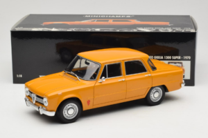 Alfa Romeo Giulia 1300 Super Pomarańczowy Minichamps 1:18 180120900 Metal — zdjęcie 8 z 8