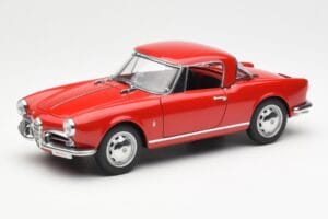 Alfa Romeo Giulietta 1300 Spider Czerwony AUTOart 1:18 70157 Metal