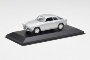 Alfa Romeo Giulietta Sprint Srebrny Minichamps 1:43 400120400 Metal — zdjęcie 2 z 4