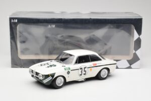Alfa Romeo GTA 1300 Junior #35 C. Colzani / Pooky / G. Venturi 4 Hours of Jarama 1972 Minichamps 1:18 155721235 Metal — zdjęcie 6 z 6