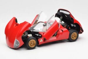 Alfa Romeo 33 Stradale Czerwony AUTOart 1:18 70191 Metal — zdjęcie 2 z 8