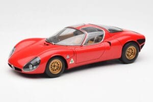 Alfa Romeo 33 Stradale Czerwony AUTOart 1:18 70191 Metal