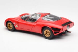Alfa Romeo 33 Stradale Czerwony AUTOart 1:18 70191 Metal — zdjęcie 7 z 8