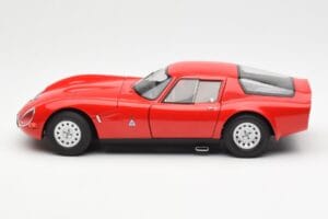 Alfa Romeo TZ2 Czerwony AUTOart 1:18 70198 Metal — zdjęcie 3 z 6