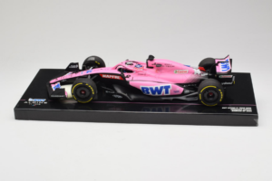 Alpine A522 BWT #14 F. Alonso BWT Alpine F1 Team Bahrain Grand Prix 2022 Minichamps 1:18 147220114 Żywica