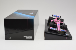 Alpine A522 BWT #14 F. Alonso BWT Alpine F1 Team Bahrain Grand Prix 2022 Minichamps 1:18 147220114 Żywica — zdjęcie 6 z 7