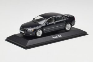 Audi A8 D3 Mauritius Niebieski Metallic Minichamps 1:43 5010508123 Metal — zdjęcie 2 z 4