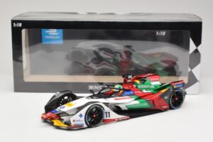 Audi e-tron FE05 Audi Sport ABT Schaeffler #11 L. di Grassi Formula E Season 5 2019 Minichamps 1:18 114180011 Metal — zdjęcie 6 z 6