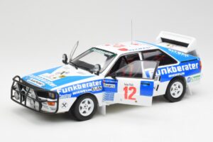 Audi Quattro A2 #12 H. Wittmann / R. Diekmann Safari Rally 1984 Sun Star 1:18 4246 Metal — zdjęcie 2 z 8