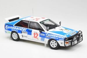 Audi Quattro A2 #12 H. Wittmann / R. Diekmann Safari Rally 1984 Sun Star 1:18 4246 Metal — zdjęcie 6 z 8