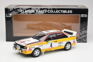 Audi Quattro A2 #4 W. Rohrl / C. Geistdorfer Rally de Portugal 1984 Sun Star 1:18 4224 Metal — zdjęcie 8 z 8