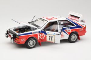 Audi Quattro #11 F. Wittmann / J. Pattermann Rally Acropolis 1986 Sun Star 1:18 4191 Metal — zdjęcie 2 z 8