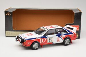 Audi Quattro #11 F. Wittmann / J. Pattermann Rally Acropolis 1986 Sun Star 1:18 4191 Metal — zdjęcie 8 z 8