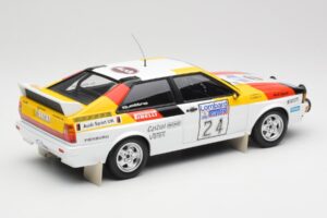 Audi Quattro #24 M. Demuth / M. Daniels Audi Sport Lombard RAC Rally 1982 Minichamps 1:18 155821124 Metal — zdjęcie 2 z 6