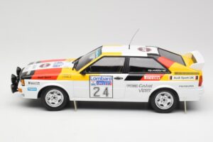 Audi Quattro #24 M. Demuth / M. Daniels Audi Sport Lombard RAC Rally 1982 Minichamps 1:18 155821124 Metal — zdjęcie 3 z 6