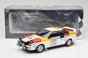 Audi Quattro #24 M. Demuth / M. Daniels Audi Sport Lombard RAC Rally 1982 Minichamps 1:18 155821124 Metal — zdjęcie 6 z 6