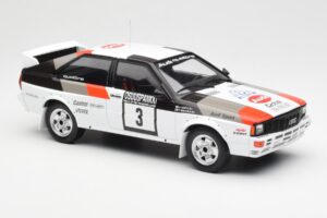 Audi Quattro #3 H. Mikkola / A. Hertz Rally Finland 1982 IXO 1:18 18RMC094A Metal — zdjęcie 4 z 6