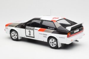 Audi Quattro #3 H. Mikkola / A. Hertz Rally Finland 1982 IXO 1:18 18RMC094A Metal — zdjęcie 5 z 6