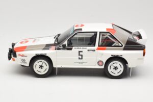 Audi Quattro Sport S1 #5 J. Buffum / N. Wilson Olympus Rally 1986 Otto 1:18 OT1159 Żywica — zdjęcie 3 z 6
